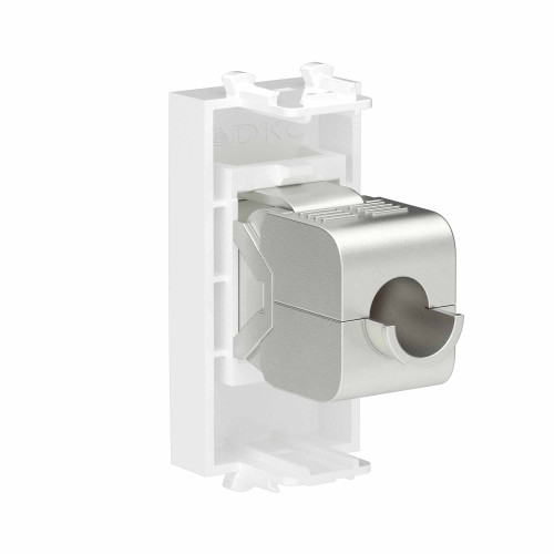 Компьютерная розетка RJ-45 без шторки модульная, кат.6 экранированная, Avanti, белое облако, 1 модуль Компьютерная розетка RJ-45 без шторки модульная, кат.6 экранированная, Avanti, белое облако, 1 модуль