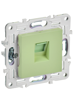 SKANDY Розетка компьютерная RJ45 кат.5E SK-K01G мятный IEK