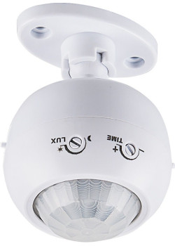 Датчик движения 1200W 8m 120°(гориз.) 360°(верт.)  белый, SEN16/ES-P27A