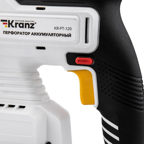 Перфоратор аккумуляторный SDS-plus 2.2Дж 1х4А.ч в кейсе Kranz KR-PT-120 Перфоратор аккумуляторный SDS-plus 2.2Дж 1х4А.ч в кейсе Kranz KR-PT-120