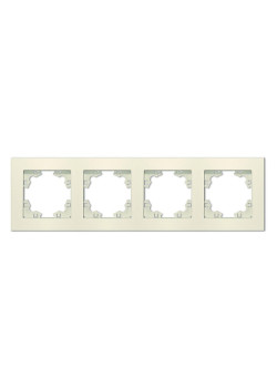 Рамка 4-м Афина универс. сл. кость (ivory) Universal A0046-I