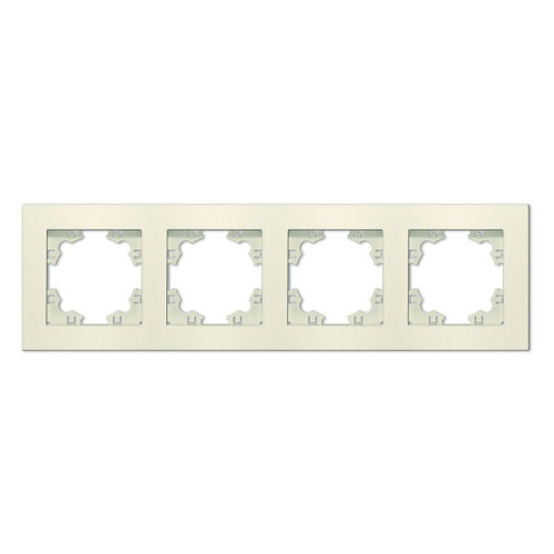 Рамка 4-м Афина универс. сл. кость (ivory) Universal A0046-I