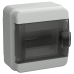 TEKFOR Корпус пластиковый КМПн-6 IP65 черная прозрачная дверь IEK TEKFOR Корпус пластиковый КМПн-6 IP65 черная прозрачная дверь IEK