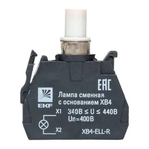 Лампа сменная c основанием XB4 красная 400В Лампа сменная c основанием XB4 красная 400В