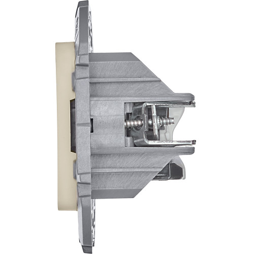 INSPIRIA Розетка компьютерная двойная RJ45 категория 5Е UTP слоновая кость INSPIRIA Розетка компьютерная двойная RJ45 категория 5Е UTP слоновая кость