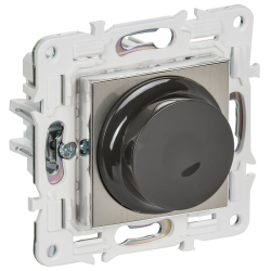 SKANDY Светорегулятор поворотный 600Вт SK-D01N металл никель IEK