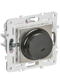 SKANDY Светорегулятор поворотный 600Вт SK-D01N металл никель IEK
