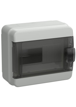 Корпус пластиковый КМПн-8 IP65 черн. прозр. дверь TEKFOR IEK TF5-KP72-N-08-65-K03-K02