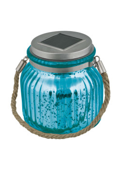 Светильник садовый USL-M-210/GN120 BLUE JAR IP44 солнечная батарея Uniel UL-00003208