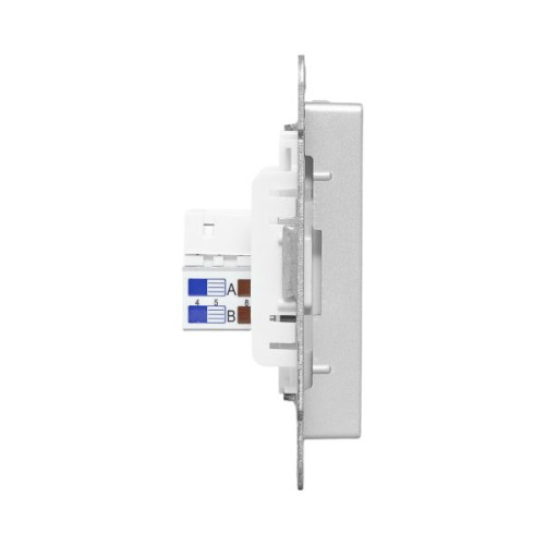 Механизм роз. RJ45 (cat5), алюм. Эпика EKF Механизм роз. RJ45 (cat5), алюм. Эпика EKF