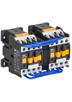 Контактор КМИ-10930 реверс 9А 230В/АС3 2NO IEK