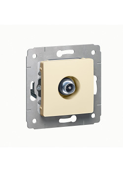 Cariva DIY Розетка TV простая звезда, слоновая кость