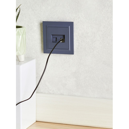 BRITE Розетка двойная RJ11+RJ45 кат.5E РК/Т12-БрМ маренго IEK BRITE Розетка двойная RJ11+RJ45 кат.5E РК/Т12-БрМ маренго IEK