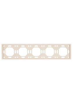 Рамка STEKKER, PFR00-5005-08 5-местная, серия Эмили, кашемир, soft touch