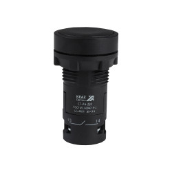 Кнопка с фиксацией OptiSignal Compact D22 C7-PH-220 черная 2НО XB7NH23