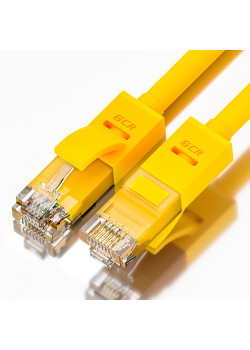 Greenconnect RJ45(m) - RJ45(m) Cat. 5e U/UTP PVC 7.5м жёлтый