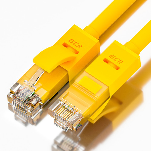 Greenconnect RJ45(m) - RJ45(m) Cat. 5e U/UTP PVC 7.5м жёлтый