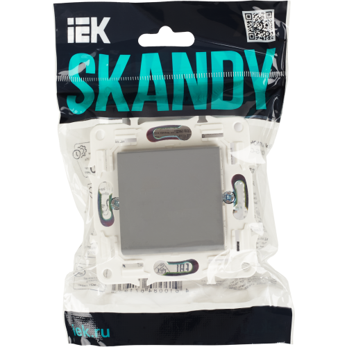 SKANDY Выключатель 1-клавишный перекрестный 10А SK-V03Gr серый IEK SKANDY Выключатель 1-клавишный перекрестный 10А SK-V03Gr серый IEK