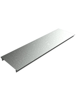 Крышка для лотка осн.100 L3000 сталь 0.8мм KL100-0.8-3000 HD гор. оцинк. КМ LO6140