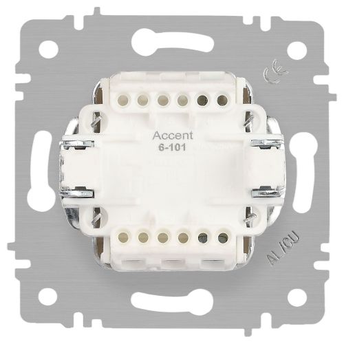 Выключатель 1-кл. СП Accent 6-101-07 10А IP20 250В AL/CU графит Intro Б0063459 Выключатель 1-кл. СП Accent 6-101-07 10А IP20 250В AL/CU графит Intro Б0063459