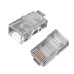 Разъем RJ45 8P8C кат.5E UTP (уп.100шт) PROCONNECT 05-1021-3 Разъем RJ45 8P8C кат.5E UTP (уп.100шт) PROCONNECT 05-1021-3