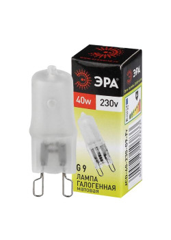 Лампа галогенная G9-JCD-40-230V-Fr 40Вт капсула G9 230В Эра C0027368