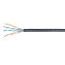 Кабель витая пара U/UTP кат.5E 4х2х24AWG solid HDPE LSZH-UV OUTDOOR UTP-4P-Cat.5e-SOLID-OUT-LSZH-UV черн. (уп.305м) Cabeus 7172c Кабель витая пара U/UTP кат.5E 4х2х24AWG solid HDPE LSZH-UV OUTDOOR UTP-4P-Cat.5e-SOLID-OUT-LSZH-UV черн. (уп.305м) Cabeus 7172c