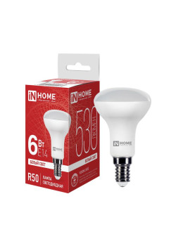 Лампа светодиодная LED-R50-VC 6Вт рефлектор 4000К нейтр. бел. E14 530лм 170-265В IN HOME 4690612024264