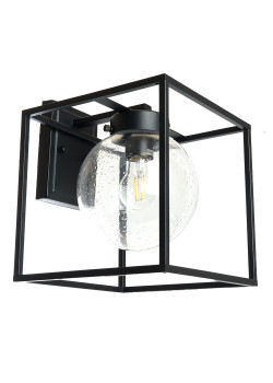 Светильник садово-парковый Feron PL711 на стену вниз  60W E27 230V, черный
