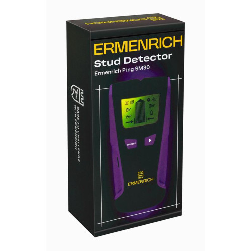 Детектор проводки Ping SM30 фиолет. Ermenrich 83835