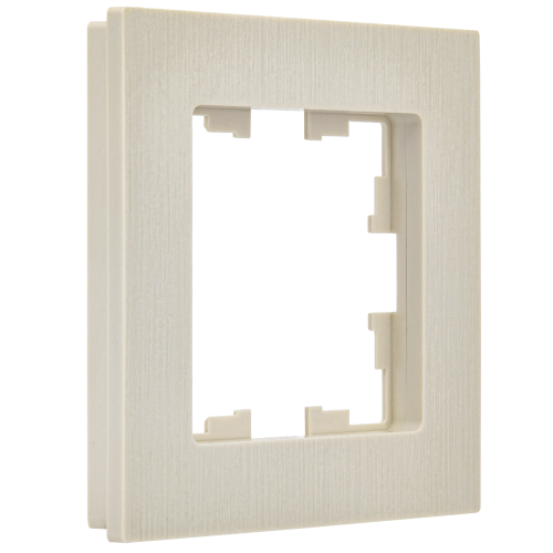 BRITE Рамка 1-местная РУ-1-Бр бежевый рифленый IEK BRITE Рамка 1-местная РУ-1-Бр бежевый рифленый IEK