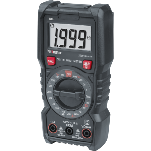 Мультиметр 95 765 NMT-Mm-830L цифровой Navigator 95765