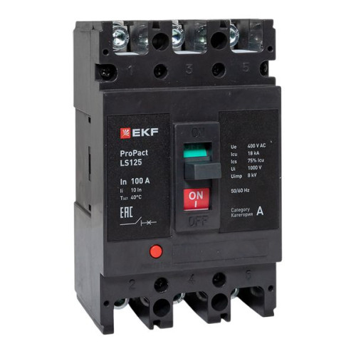 ProPact LS125 100А 3P 18кА EKF