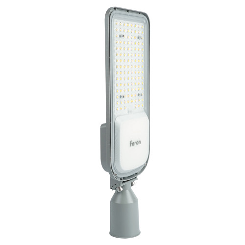 Светодиодный уличный консольный светильник Feron SP3050 80W 4000K 230V, серый