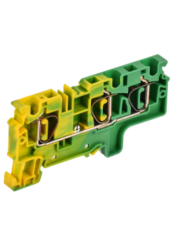 ARMAFIX Клемма пружинная CX6-3 PE 6мм2 трехконтактная заземляющая IEK