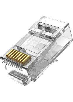Коннектор Vention RJ45 (8p8c), UTP, cat. 6A, под витую пару (50шт.) (IDGR0-50)