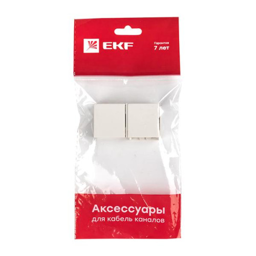 Соединитель (25x16) (4 шт) белый EKF-Plast Соединитель (25x16) (4 шт) белый EKF-Plast