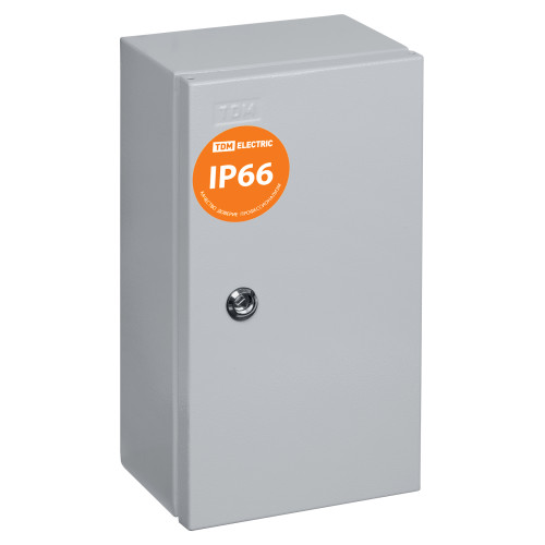 Корпус металлический ЩМП-4.2.1-0 IP66 (400х210х150) TDM Корпус металлический ЩМП-4.2.1-0 IP66 (400х210х150) TDM