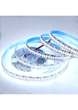Лента светодиодная 24В 14.4Вт/м smd2835 240 диод/м IP20 1200лм/м PCB 10мм 6500К (уп.5м) Apeyron 00-517