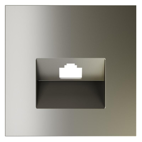 Накладка для розетки компьютерной RJ45 кат.6 S70 шелк Voltum VLS001304 Накладка для розетки компьютерной RJ45 кат.6 S70 шелк Voltum VLS001304