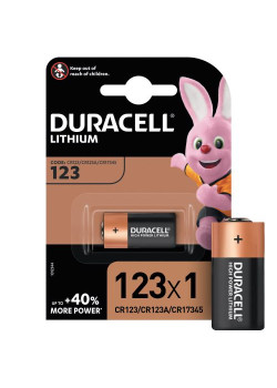 Элемент питания литиевый CR123 BP-1 ULTRA (блист.1шт) Duracell A0001263