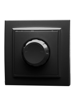 Выключатель диммирующий STEKKER, PSW10-9006-03, 250V, 650W, серия Эрна, черный