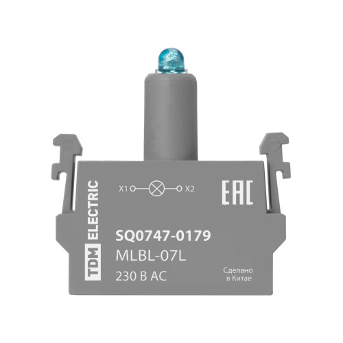 Светодиодный блок MLBL-07L 230 В AC синий TDM Светодиодный блок MLBL-07L 230 В AC синий TDM