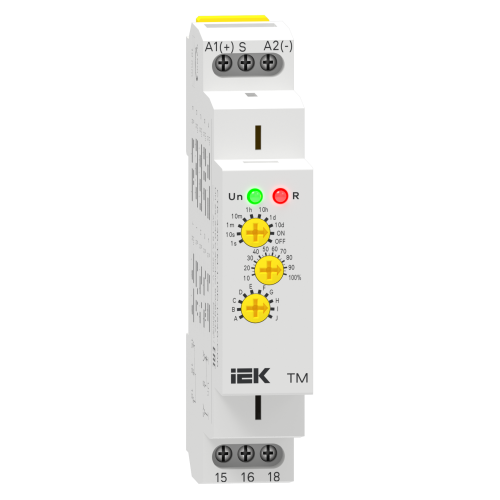 Реле времени многофункциональное TM 1 контакт 24-240В AC/DC IEK Реле времени многофункциональное TM 1 контакт 24-240В AC/DC IEK