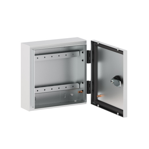 Корпус клеммный металлический SDE ВxШxГ 200x200x80 мм с дверцей, IP55 Корпус клеммный металлический SDE ВxШxГ 200x200x80 мм с дверцей, IP55