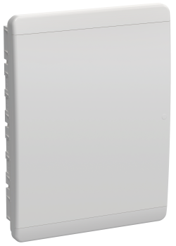 TEKFOR Корпус пластиковый ЩРВ-П-54 IP41 белая дверь IEK