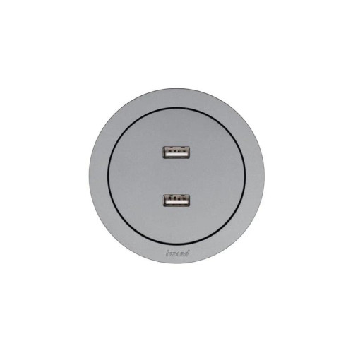 Розетка 2-м СП OSEN USB разъем механизм сер. матов. LEZARD 743-7488-192 Розетка 2-м СП OSEN USB разъем механизм сер. матов. LEZARD 743-7488-192