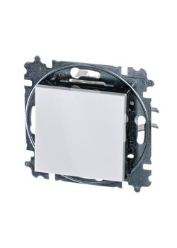 Переключатель 1-кл. СП Levit IP20 бел./дым. черн. ABB 2CHH590645A6062