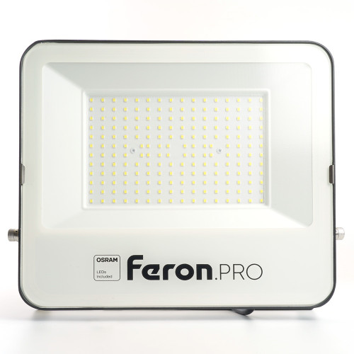 Светодиодный прожектор Feron.PRO LL-1000 IP65 200W 6400K черный Светодиодный прожектор Feron.PRO LL-1000 IP65 200W 6400K черный