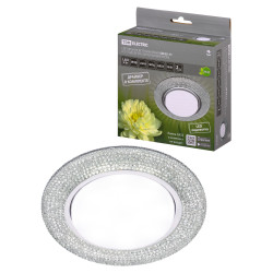 Светильник встраиваемый СВ 03-11 GX53 230В LED подсветка 5 Вт зеркальный/хром TDM